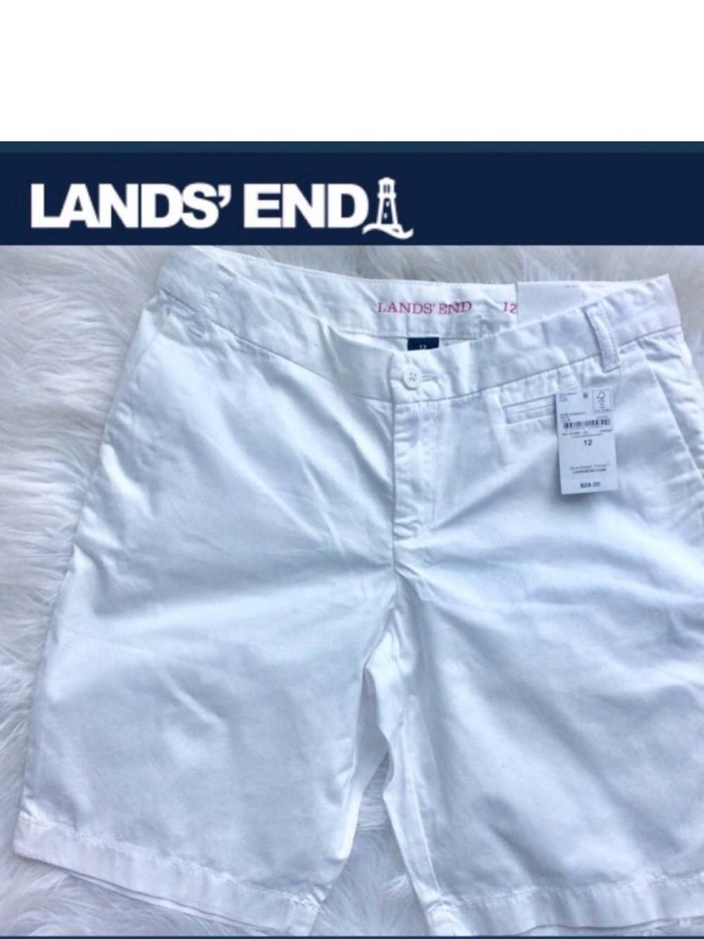 NWT Lands’ End Girl’s Bermuda Shorts